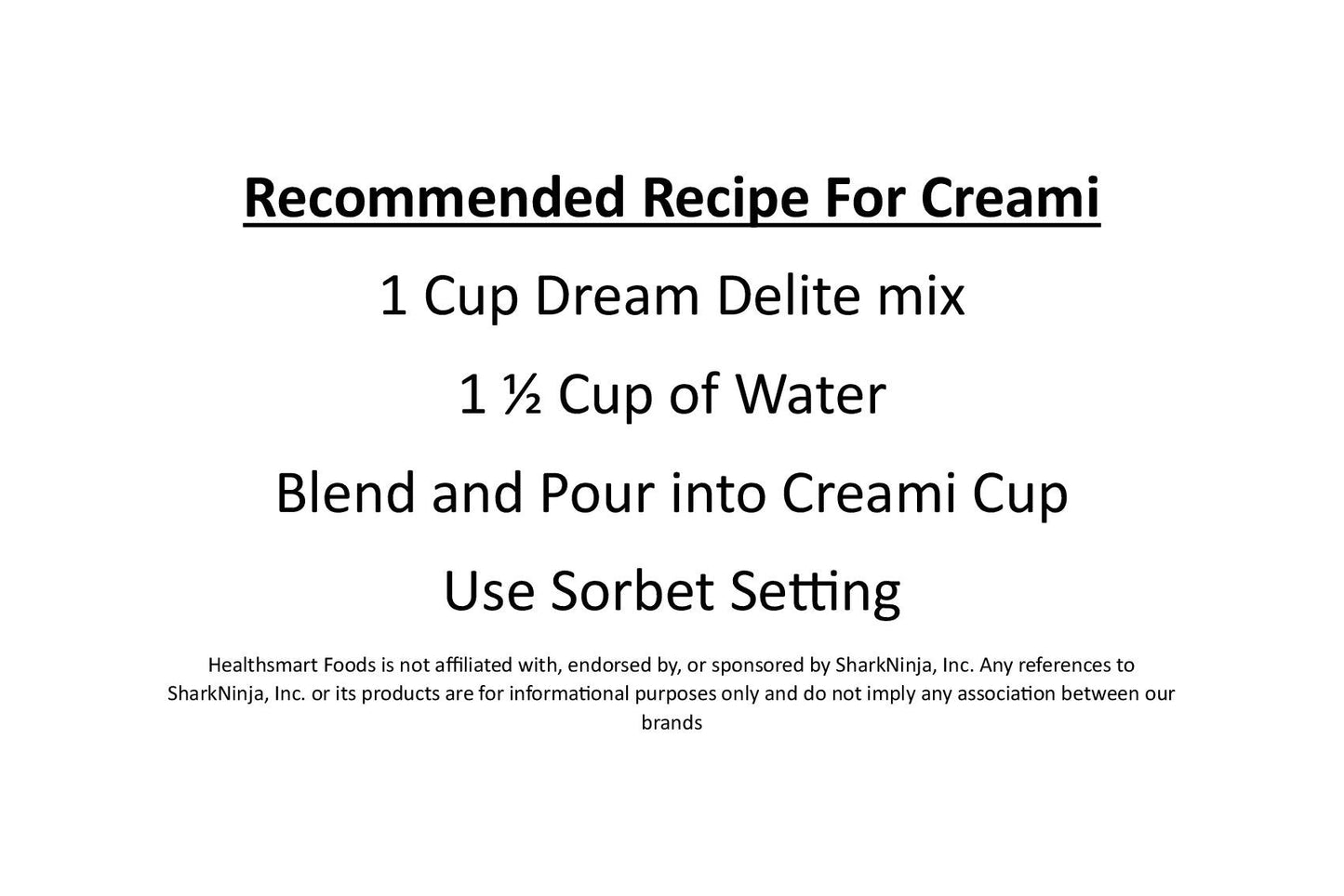 Dream Delite Frozen Dessert